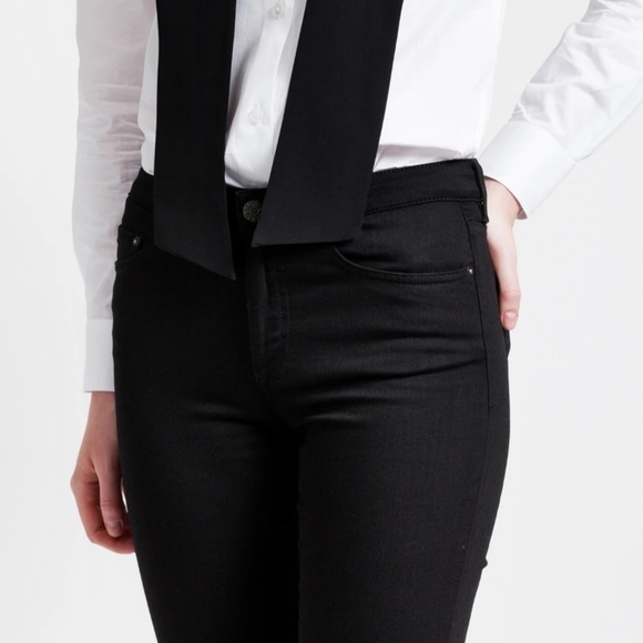 Acne Studios Skin 5 Black Skinny Jeans - Picture 12 of 14